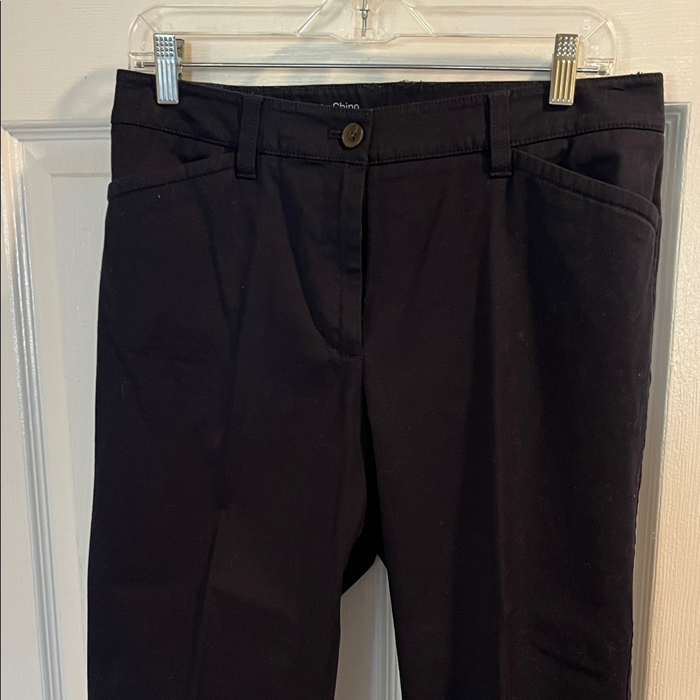 Talbots Classic Black straight leg Chinos